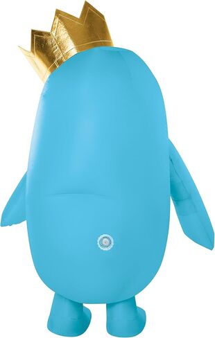 Spirit Halloween Adult Blue Fall Guys Inflatable Costume | Officially Licensed | Gaming Costume in Kuwait