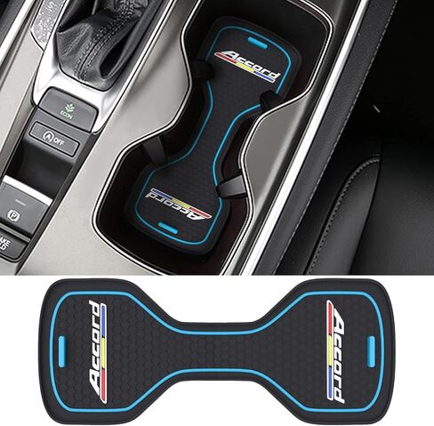 Honda Accord Accessories,Car Cup Holder Coaster for Honda Accord, Waterproof Cup Holder Coasters, Anti-Slip Car Cup Holder Mat for Honda Accord, Fit for Honda Accord Model Years 2018-2022(Blue in Kuwait