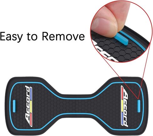 Honda Accord Accessories,Car Cup Holder Coaster for Honda Accord, Waterproof Cup Holder Coasters, Anti-Slip Car Cup Holder Mat for Honda Accord, Fit for Honda Accord Model Years 2018-2022(Blue in Kuwait