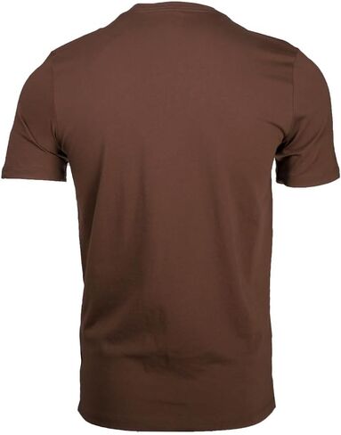 PUMA Mens Essentials No. 1 Logo Crew Neck Short Sleeve Casual Tops Casual - Brown - Size XS in Saudi Arabia