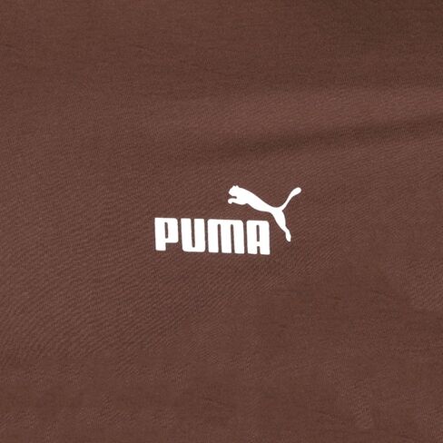 PUMA Mens Essentials No. 1 Logo Crew Neck Short Sleeve Casual Tops Casual - Brown - Size XS in Saudi Arabia