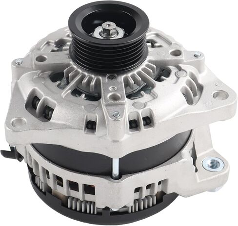 المولد 225A 12V 6-Groove Pulley متوافق مع Ford F-150، Explorer، Edge، Police Interceptor Sedan/Utility، سيدان شرطة الخدمة الخاصة ولينكولن MKZ، MKX، MKT، Continental، استبدال 11629N in Saudi Arabia