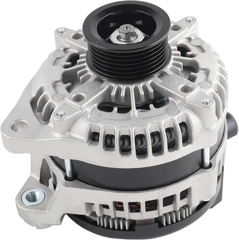 المولد 225A 12V 6-Groove Pulley متوافق مع Ford F-150، Explorer، Edge، Police Interceptor Sedan/Utility، سيدان شرطة الخدمة الخاصة ولينكولن MKZ، MKX، MKT، Continental، استبدال 11629N in Saudi Arabia
