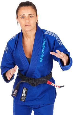 ملابس تاتامي القتالية للسيدات Estilo Black Label BJJ Gi - رمادي/أزرق in Kuwait