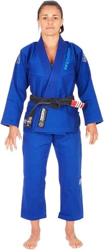 ملابس تاتامي القتالية للسيدات Estilo Black Label BJJ Gi - رمادي/أزرق in Kuwait