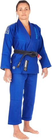 ملابس تاتامي القتالية للسيدات Estilo Black Label BJJ Gi - رمادي/أزرق in Kuwait