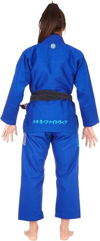 ملابس تاتامي القتالية للسيدات Estilo Black Label BJJ Gi - رمادي/أزرق in Kuwait