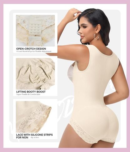 M MYODRESS Fajas Colombianas Shapewear for Women Stage 2 Faja Body Shaper Postpartum Post Surgery Tummy Tuck Bbl Compression in Saudi Arabia