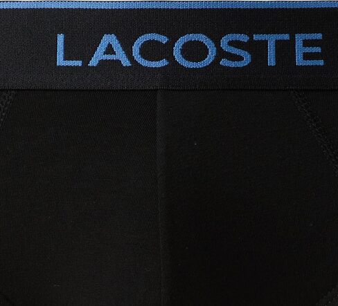 Lacoste mens Cotton Stretch Essentials Briefs, 3-pack (Amazon Exclusives) in Saudi Arabia