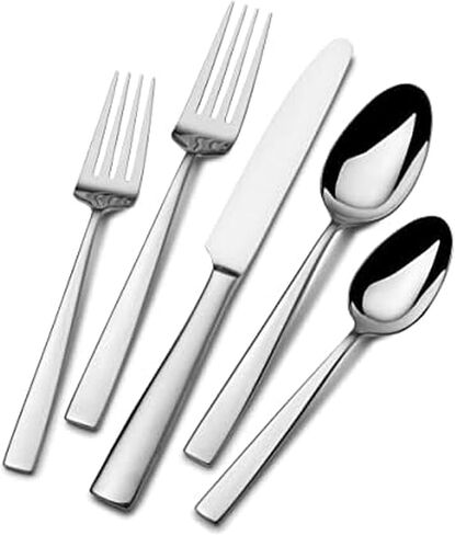 Mikasa Bravo 101-Piece 18/10 Stainless Steel Flatware Set, 101pc in Saudi Arabia