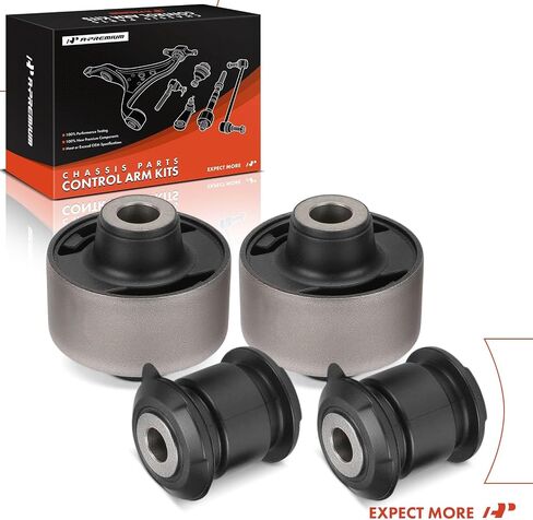 A-Premium 4 × طقم جلبة ذراع التحكم السفلي الأمامي للأمام والخلف، متوافق مع Honda Civic 2006-2011 وAcura CSX 2006-2011 in Saudi Arabia