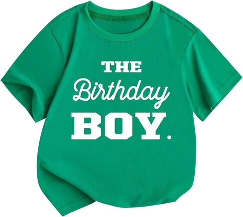 The Birthday Boy Shirt Toddler Boys Birthday Dude 2nd 3rd 4th 5th 6th Gift Kids Short Sleeve Party T-Shirt Tee Tops in Saudi Arabia