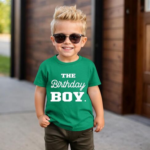 The Birthday Boy Shirt Toddler Boys Birthday Dude 2nd 3rd 4th 5th 6th Gift Kids Short Sleeve Party T-Shirt Tee Tops in Saudi Arabia