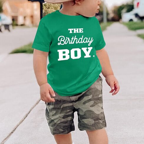 The Birthday Boy Shirt Toddler Boys Birthday Dude 2nd 3rd 4th 5th 6th Gift Kids Short Sleeve Party T-Shirt Tee Tops in Saudi Arabia
