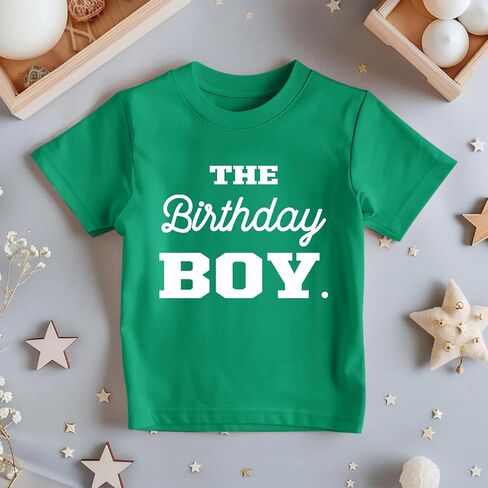 The Birthday Boy Shirt Toddler Boys Birthday Dude 2nd 3rd 4th 5th 6th Gift Kids Short Sleeve Party T-Shirt Tee Tops in Saudi Arabia