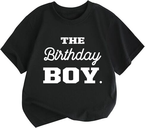 The Birthday Boy Shirt Toddler Boys Birthday Dude 2nd 3rd 4th 5th 6th Gift Kids Short Sleeve Party T-Shirt Tee Tops in Saudi Arabia