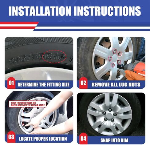 NIXON OFFROAD 16 بوصة Hubcaps لNissan Altima Sedan 2007-2012/Altima Coupe 2008-2009 [العجلة الفولاذية الملائمة فقط] غطاء حافة العجلة (مجموعة من 4) أغطية محور PP بديلة للسيارة (ورنيش، 5134Style) in Saudi Arabia