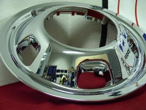 Chrome Front Wheel Simulator Cover for Ram 3500, 2003-2018 Model Years, Front Dually Hub Cap in Saudi Arabia