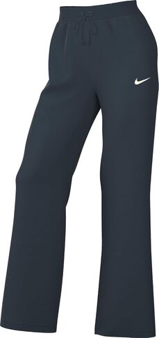 بنطال رياضي نسائي من Nike Sportswear Phoenix Fleece عالي الخصر وواسع الساق (DQ5615-478، Armory Navy/Sail) in Saudi Arabia