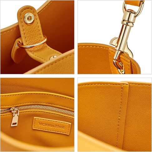 VICTORIA HYDE Fashion Bucket Bags, Women Leather Handbags, Large Shoulder Bag in Saudi Arabia