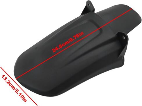 Electric Bike Motorcycle Rear Cushion Fender Protector Replacement for SurRon Light Bee X S X160 X260, Black Dirt Bike Cushion Fender Mudguard, ABS Plastic Rear Wheel Mud Flap in Saudi Arabia