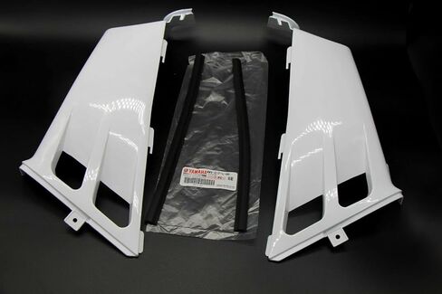 NEW Vito's Fits Yamaha Banshee gas tank side covers plastic wrap 1987-2006 WHITE in Saudi Arabia