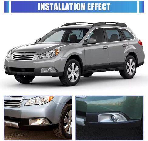 زوج واحد من غطاء إطار ضوء الضباب للقيادة الأمامية من GearUp لسوبارو Outback 2010 2011 2012 يستبدل 57731AJ43A, 57731AJ42A in Saudi Arabia