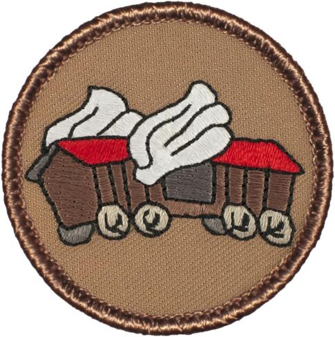 The Flying Boxcar Patrol Patch - 2" Diameter Round Embroidered Patch in Saudi Arabia