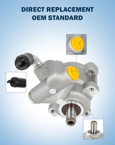مضخة توجيه كهربائية ECCPP لـ 7C3Z3A674D مناسبة لفورد F-250 F-350 F-450 F-550 سوبر ديوتي V8 6.4L ديزل 2008 2009 2010 in Saudi Arabia