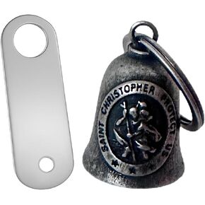 Guardian Angel Motorcycle Bell - Mini Riding Safety Charm, Motorcycle Guardian Biker Bell (S) in Saudi Arabia