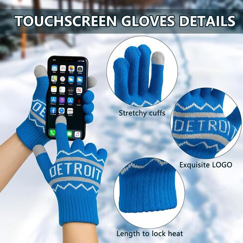 Vintage Classic Skull Cap Beanie LED Hat with Gloves Cuffed Winter Hat Knit Comes Gifts for Men Women Fans in Saudi Arabia