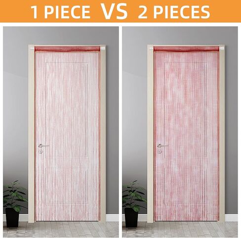 4 قطع ستائر لامعة من ستائر المدخل، ستائر خرز للمدخل، 99 × 79 بوصة معلقة هامشية لغرفة الهبي مقسمة للباب ستارة بوهو للأبواب شرابة للمداخل والنوافذ والخزانة وديكور الخصوصية (الشمبانيا) in Kuwait