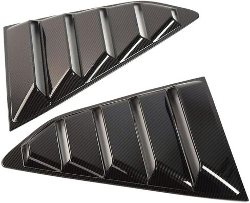 2pcs ABS Car Rear Window Blinds Carbon Fiber + Parts for Chevy for Camaro 2017-2018 HUAMAO20181534 in Saudi Arabia