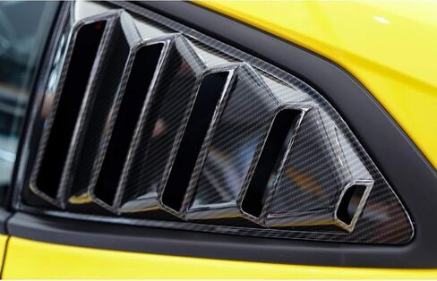2pcs ABS Car Rear Window Blinds Carbon Fiber + Parts for Chevy for Camaro 2017-2018 HUAMAO20181534 in Saudi Arabia