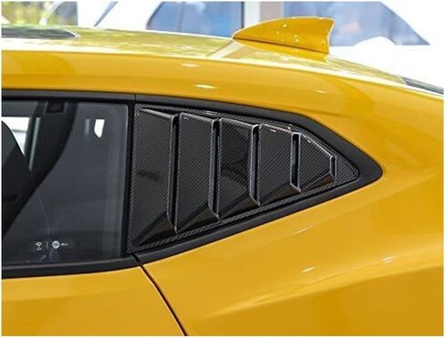 2pcs ABS Car Rear Window Blinds Carbon Fiber + Parts for Chevy for Camaro 2017-2018 HUAMAO20181534 in Saudi Arabia