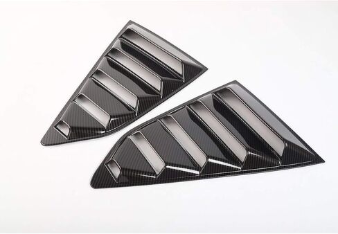 2pcs ABS Car Rear Window Blinds Carbon Fiber + Parts for Chevy for Camaro 2017-2018 HUAMAO20181534 in Saudi Arabia