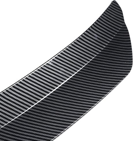 Rear Window Roof Spoiler Visor Deflector Universal Fit Reduce Top Lip Trim, Car Exterior Rear Window Roof Spoiler Visor Deflector Universal Fit (Carbon Fiber Style) in Saudi Arabia