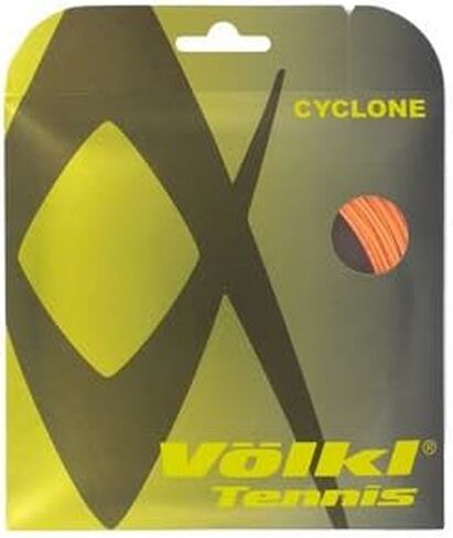 Volkl Cyclone | Tennis Racquet String | Spin & Control | Ten-Sided co-Polymer (Orange, 18, Reel) in Kuwait