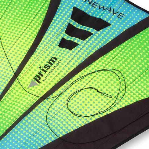 Prism Kite Technology Sinewave Plasma Mesmerizing Parafoil Kite Ready to Fly with 200 Foot Line and Removable 20 Foot Matching Tail in Kuwait
