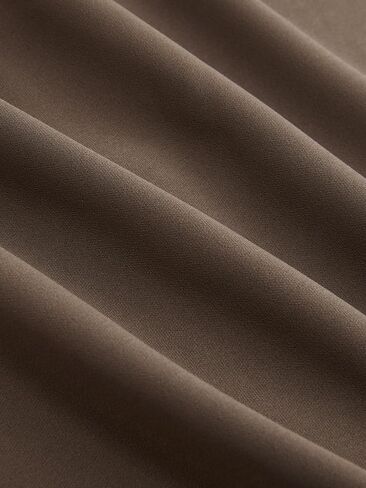 تنانير CIDER بطول الركبة للنساء بأزرار أمامية على شكل حرف a مرنة بخصر متوسط ​​سادة تنورة ميدي أساسية غير رسمية خريف عصرية in Kuwait