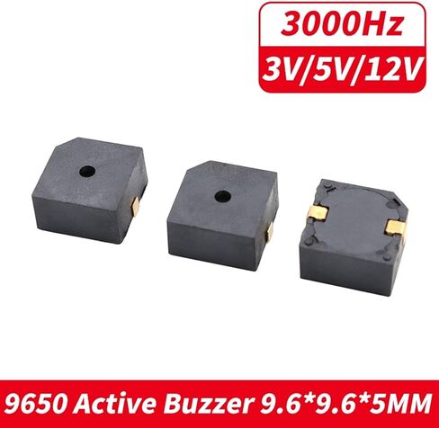 1pcs SMD Active Buzzer 9650 DC3V 5V Dimension 9.6x9.6x5mm Power Ring Environmental Protection Heat Buzzer Alarm(DC3V) in Saudi Arabia