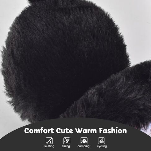 مجموعة قفازات الأذن الشتوية للأطفال مع ترتر قابل للتعديل، لامعة ورقيقة، غطاء للأذنين الدافئ للأطفال في الهواء الطلق الطقس البارد in Kuwait