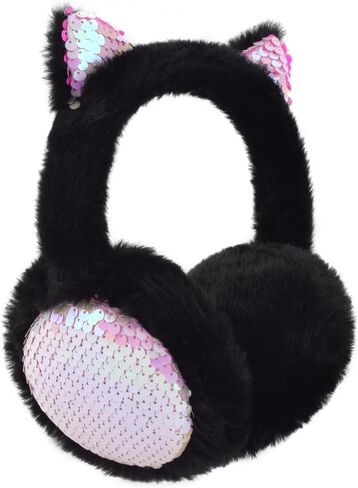 مجموعة قفازات الأذن الشتوية للأطفال مع ترتر قابل للتعديل، لامعة ورقيقة، غطاء للأذنين الدافئ للأطفال في الهواء الطلق الطقس البارد in Kuwait