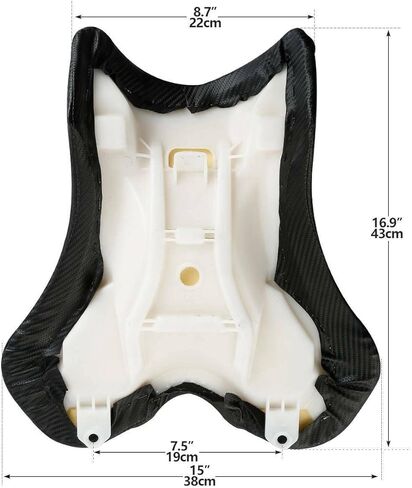 TCMT Front Rider Driver Pillion Seat Cushion Fit For Yamaha YZF R1 YZFR1 YZF-R1 2004-2006 in Saudi Arabia