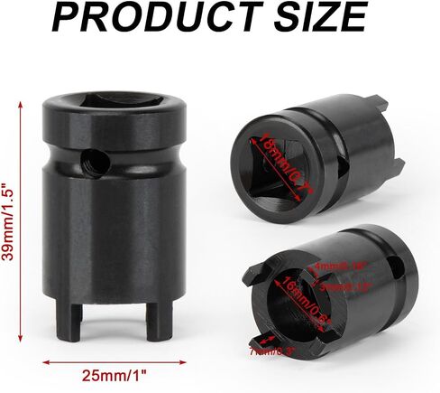 أداة إزالة صامولة القفل من PSLER لـ Light Bee X/S، جزء إزالة صامولة أداة مقبس مفتاح ربط 4 دبابيس للدراجة الترابية الكهربائية Light Bee X Light Bee S Segway X260/X160 in Saudi Arabia