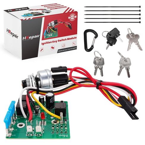 Ignition Switch Module with Keys fits for John Deere LX255 LX266 LX277 LX279 LX280 LX288 LX289 GT225 GT235 GT235E GT245 GX255 GX325 GX335 GX355 GX345 .etc LX GT GX Series Replaces AM132500 in Kuwait