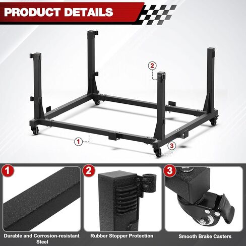 Door Hanger Storage Rack Removable Door Hanger for Jeep Wrangler with Dust Bag Sliding Bracket Door Cart Holder Compatible with Jeep Wrangler TJ YJ JK JL and Gladiator JT 1987-2025 in Saudi Arabia
