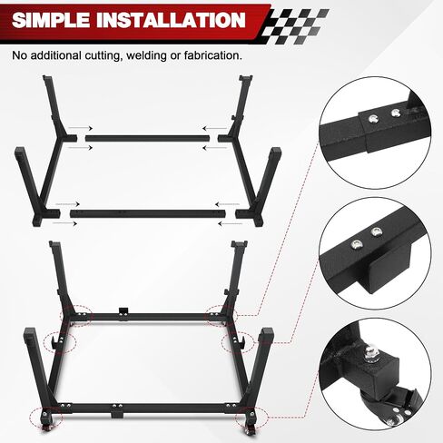 Door Hanger Storage Rack Removable Door Hanger for Jeep Wrangler with Dust Bag Sliding Bracket Door Cart Holder Compatible with Jeep Wrangler TJ YJ JK JL and Gladiator JT 1987-2025 in Saudi Arabia
