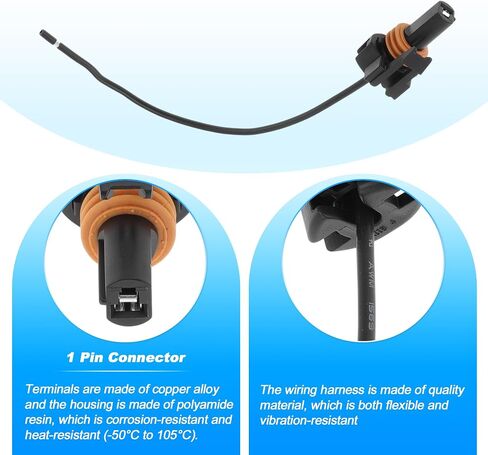 2 PCS LS Gen 4 Starter Motor Solenoid Connector Pigtail Plug LS3 Starter Solenoid Connector for Chevrolet Corvette C6 2008-2013 for Chevrolet Camaro SS No.12065172/WPSTR40 in Saudi Arabia