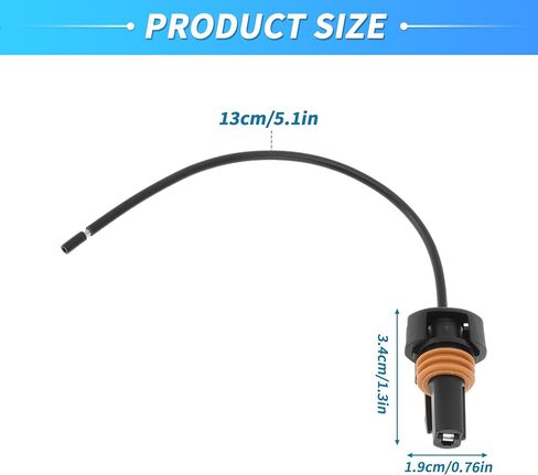 2 PCS LS Gen 4 Starter Motor Solenoid Connector Pigtail Plug LS3 Starter Solenoid Connector for Chevrolet Corvette C6 2008-2013 for Chevrolet Camaro SS No.12065172/WPSTR40 in Saudi Arabia